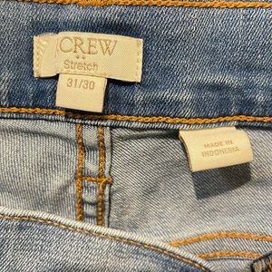 J.Crew size 3130 jeans with stretch